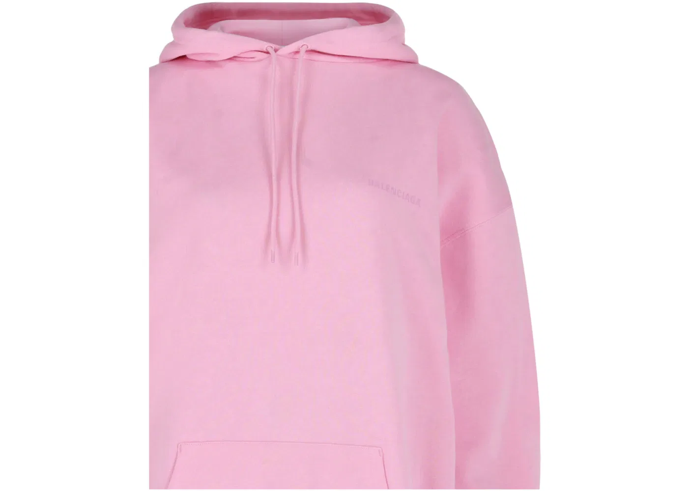 Женский худи оверсайз с принтом Balenciaga, Pink Pink — фото 3