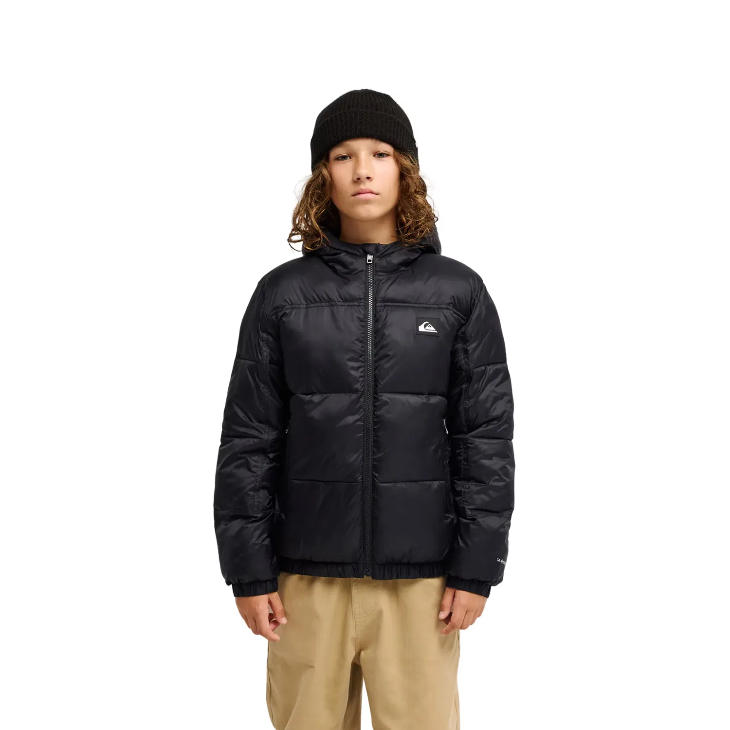 Детская куртка для мальчиков из переработанного нейлона Quiksilver, Negro
