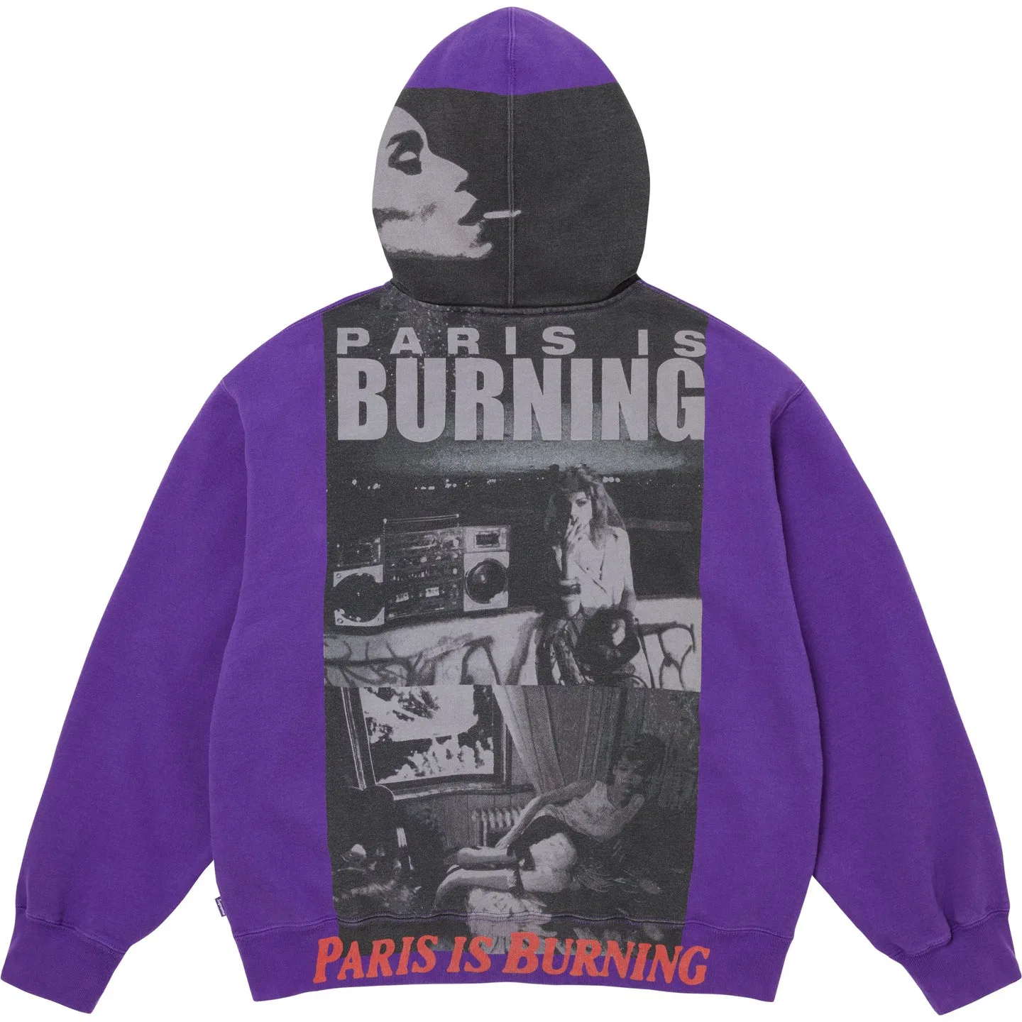 Детский худи с капюшоном Supreme SS26 Unisex Hooded Moderate Straight Fit, Purple Purple