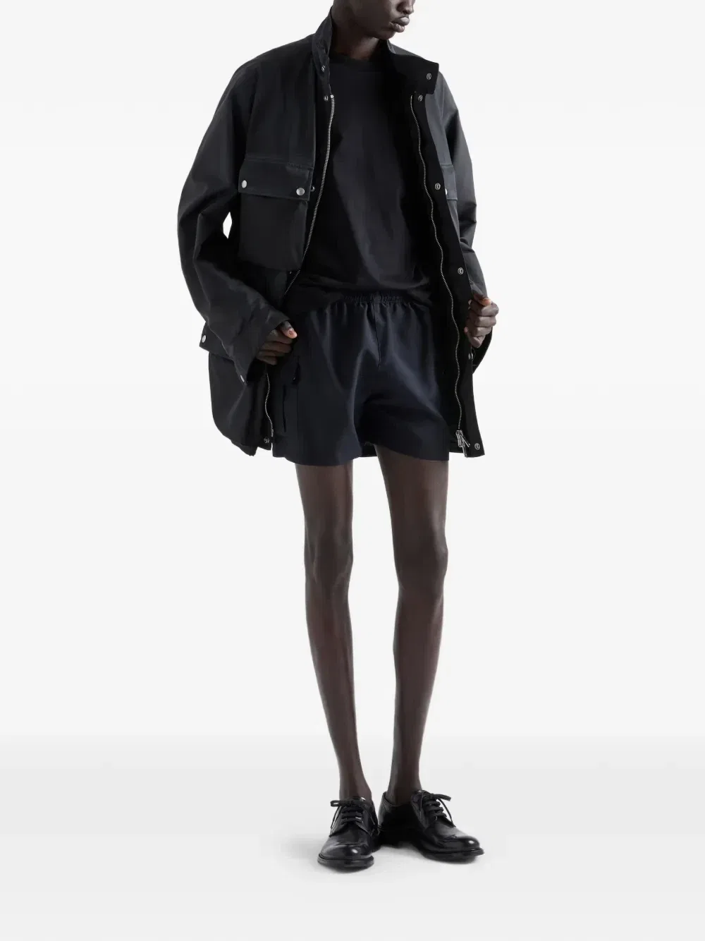 Футболка с круглым вырезом Prada, черный — фото 2