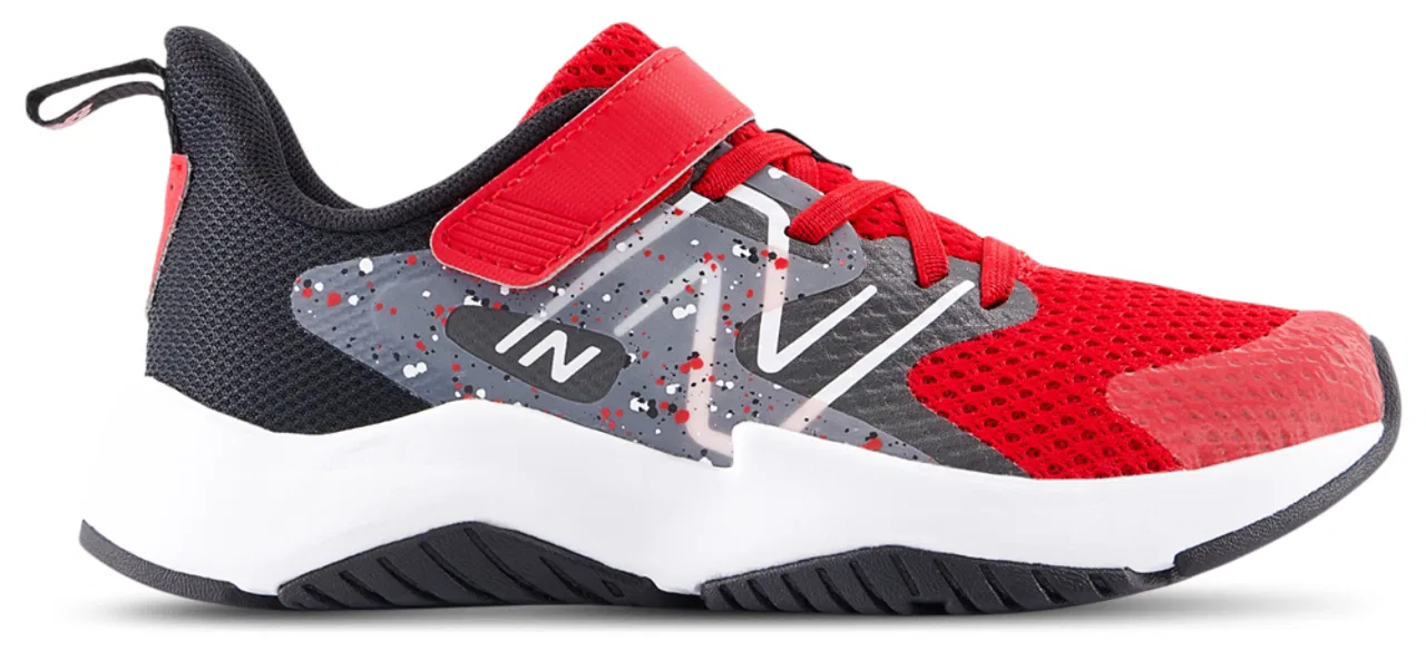 Детские кроссовки для мальчиков с бесшовными накладками Rave Run New Balance, Red