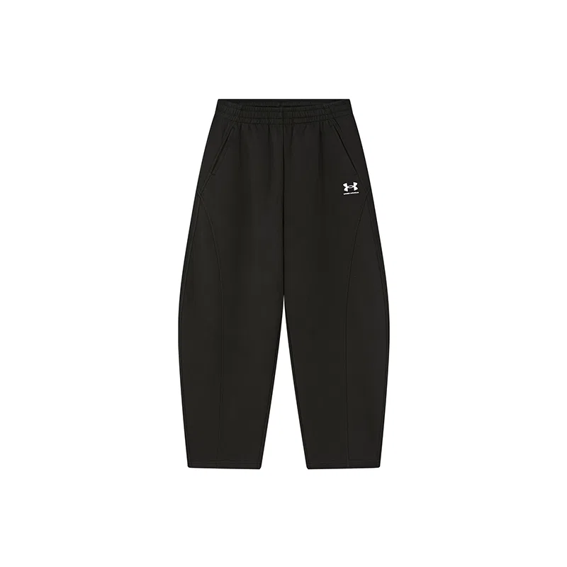 Детские спортивные штаны из трикотажа с умеренной растяжимостью Black Under Armour, Black