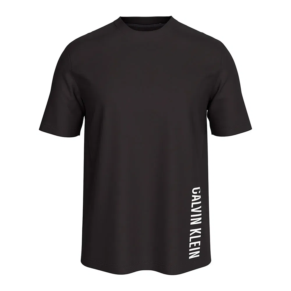 Мужская футболка с коротким рукавом с принтом Stamp Logo Calvin klein, Black