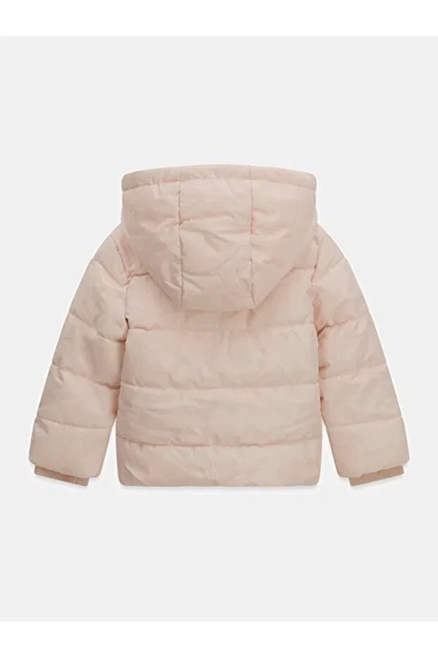 Детское пальто для девочек с принтом Jacquard Guess, Pink — фото 2
