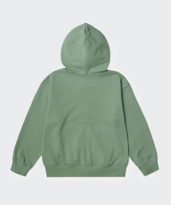 Свитшот с капюшоном оверсайз, Musinsa Standard Kids, Sage Green — фото 3
