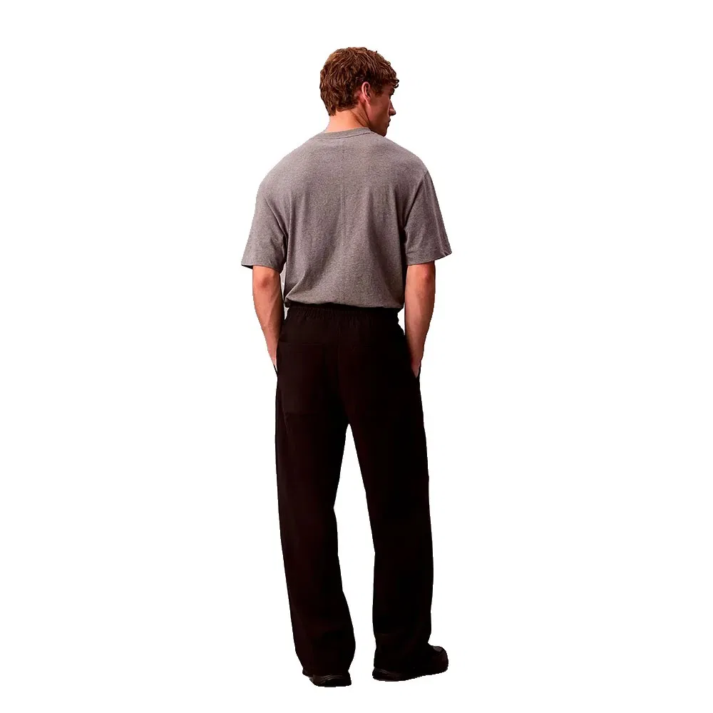 Мужские спортивные штаны из футера с моделью Premium Terry Calvin klein, Black — фото 2