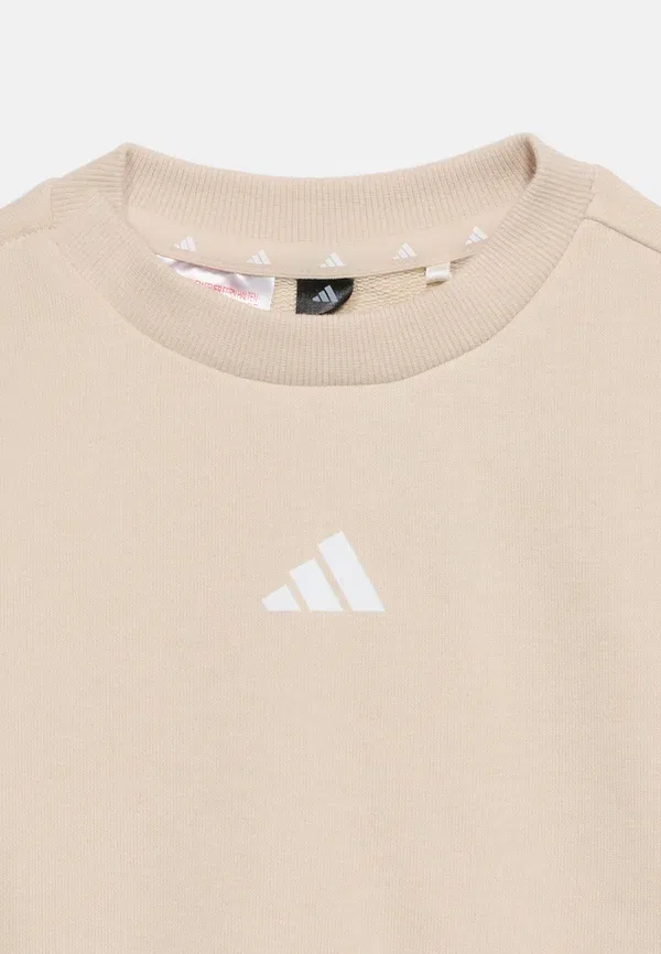 Сезонный комплект унисекс - леггинсы - брюки Adidas Performance, белый/бежевый — фото 4
