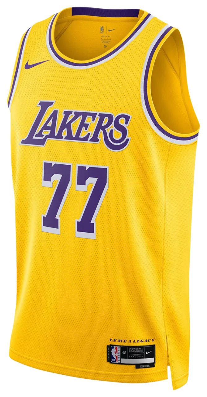 Мужская джерси Lakers Dri-FIT Swingman Icon Nike, желтый — фото 2