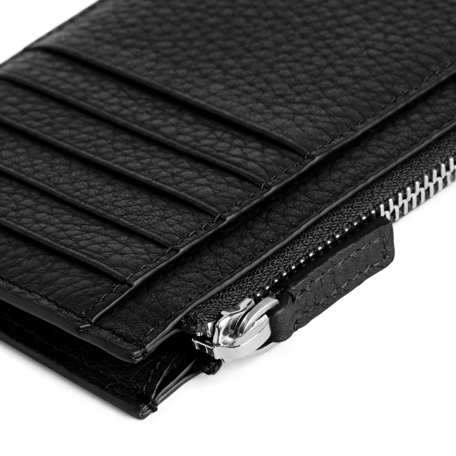 Мужской длинный держатель для кредитных карт и монет черного цвета BALENCIAGA, черный — фото 4