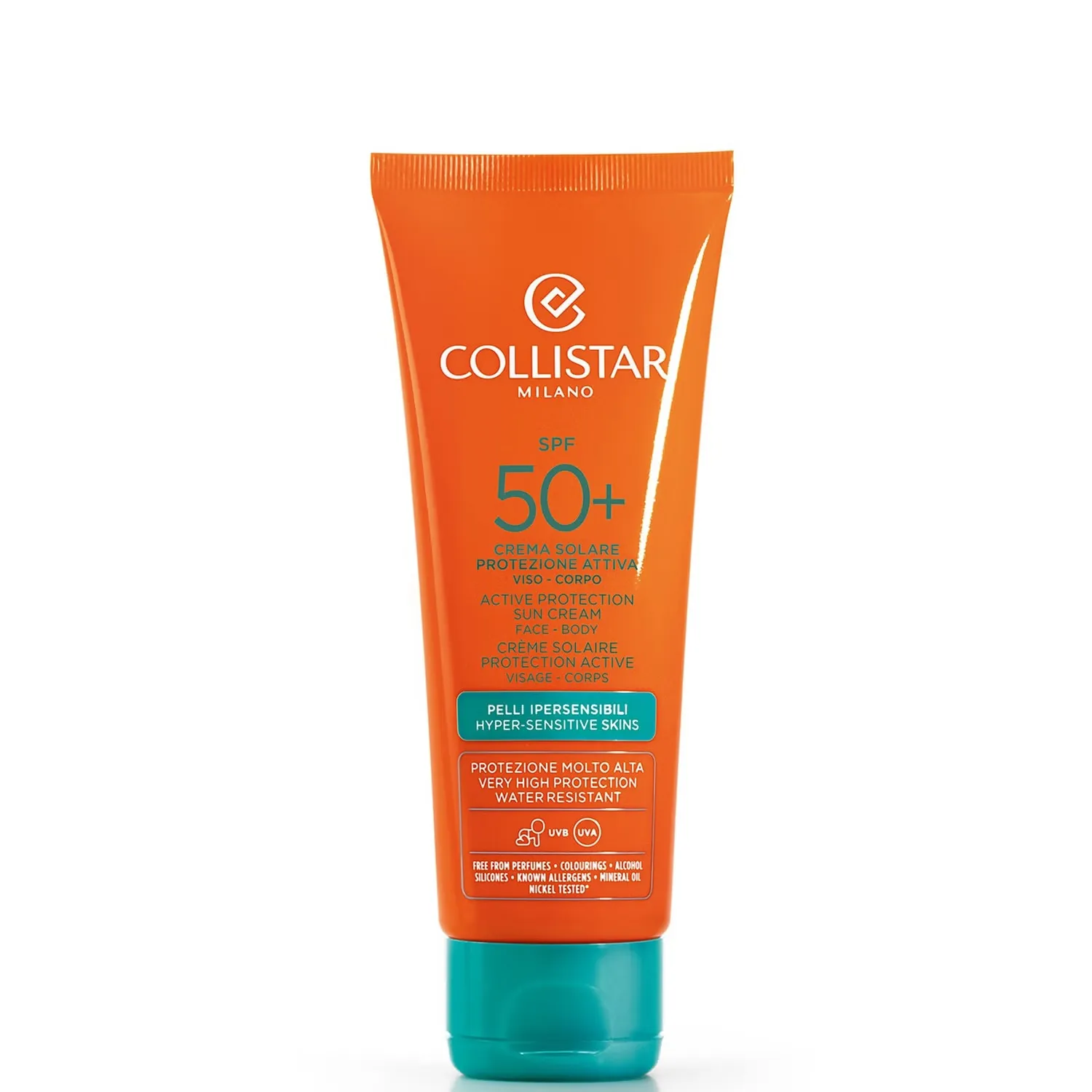 

Активная защита Солнцезащитный крем для лица и тела SPF 50+ 100мл Collistar