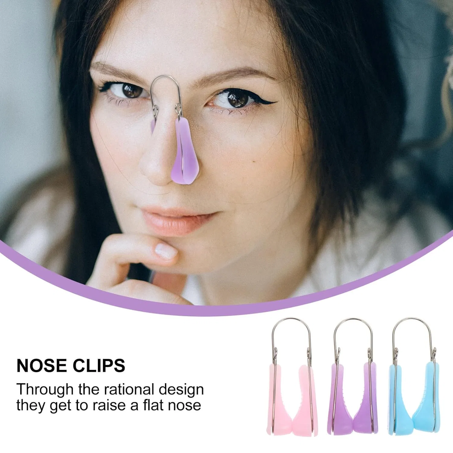 Носовые клипсы для поднятия носа, 3 шт, Silicone, Healeved — фото 3