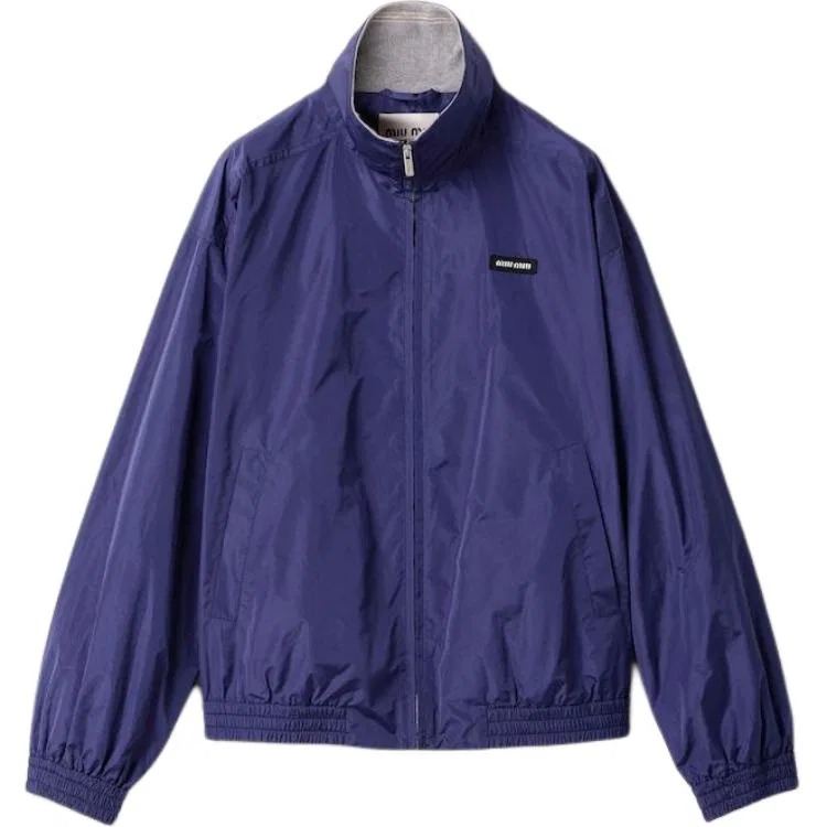 Женская куртка Miu Miu Poplin Blouson Jacket, Blue