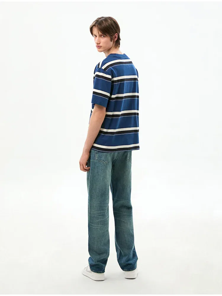 Футболка Relax Fit Terry TOMMY HILFIGER, Navy — фото 3