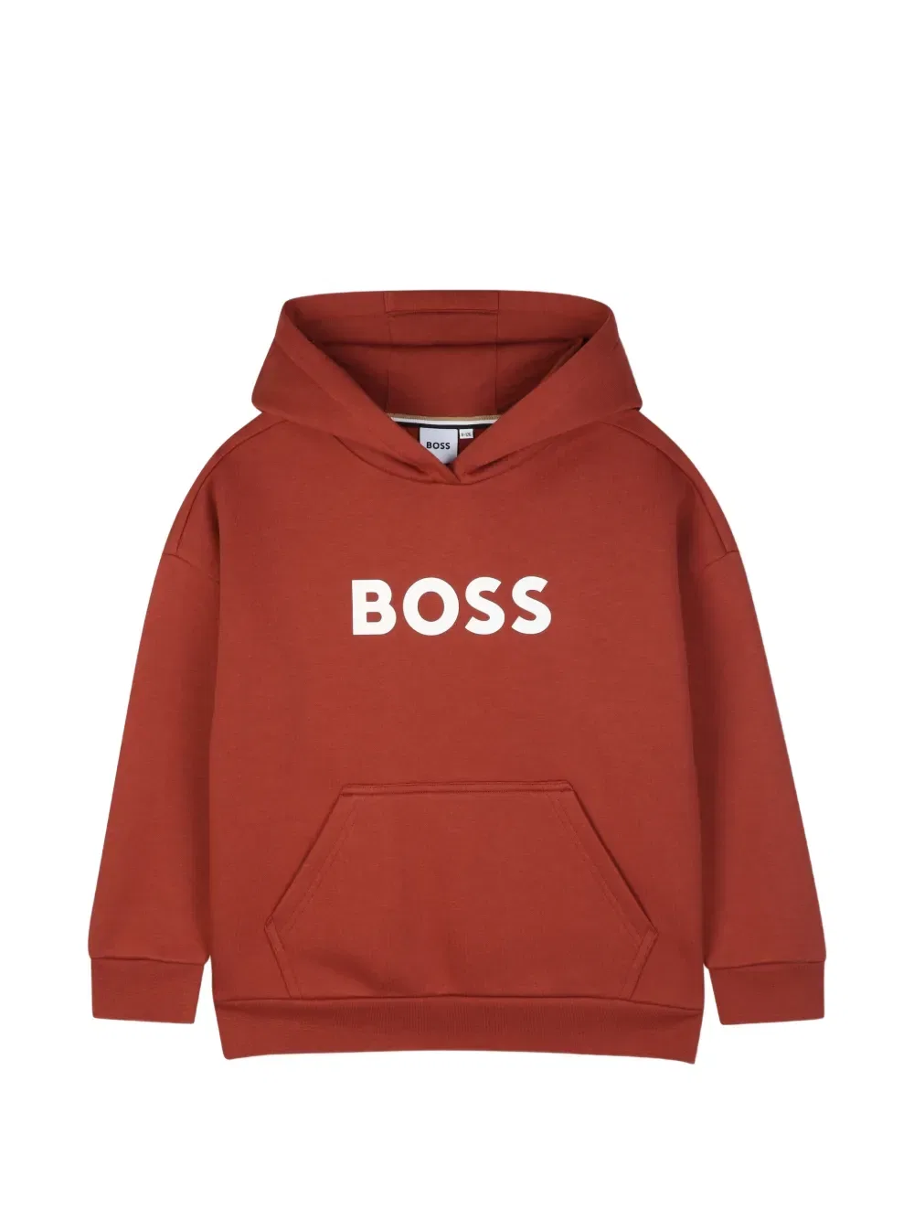 Худи с капюшоном BOSS Kidswear, красный