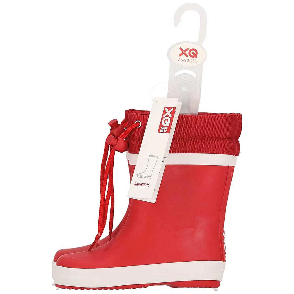 Детские резиновые сапоги с флисовой подкладкой Xq Footwear, Neonrot — фото 4