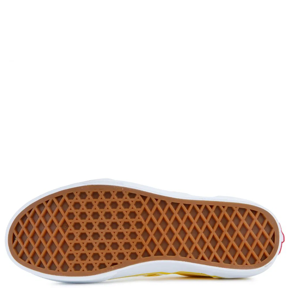 Детские кеды для скейтбординга CLASSIC SLIP on Yellow Kids' Vans — фото 4