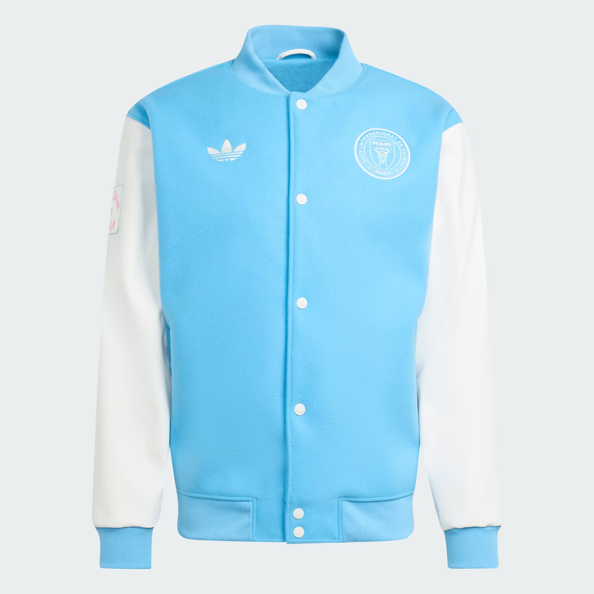

Куртка Adidas Inter Miami CF adidas Originals Anthem, голубой, Синий, Куртка Adidas Inter Miami CF adidas Originals Anthem, голубой