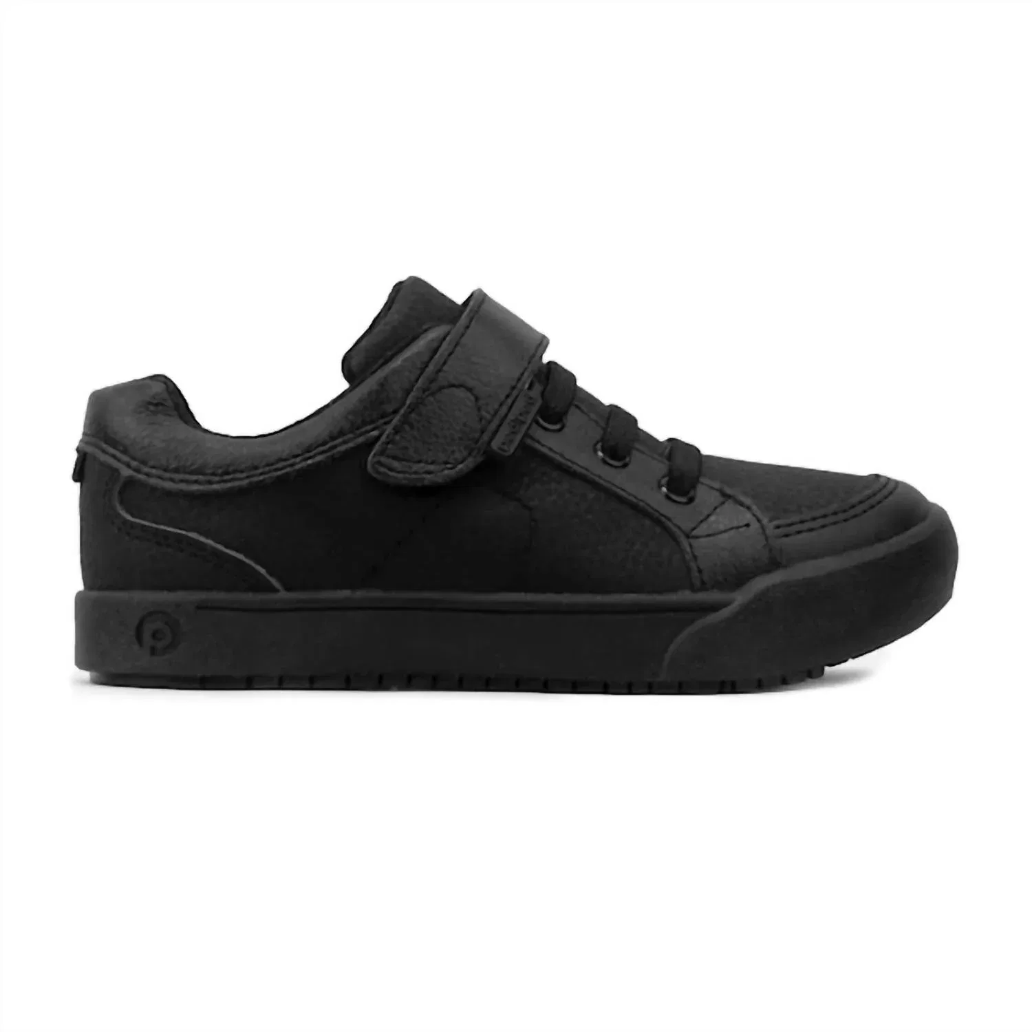 Детские кроссовки на шнуровке с эластичными шнурками Dani Lace Sneaker Pediped, черный — фото 2