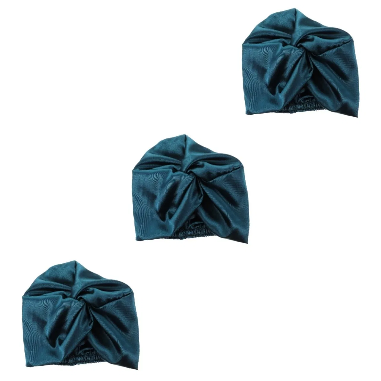 Набор шапочек для душа Satin Sleep Cap, 3 шт, FOMIYES, 27x22 см, As Shown