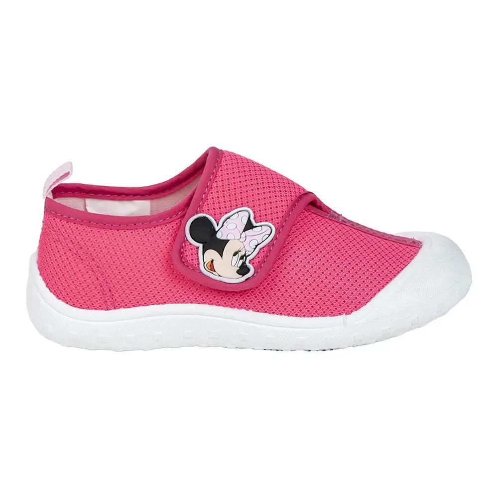 Детские кроссовки для девочек с принтом Minnie Disney, Pink
