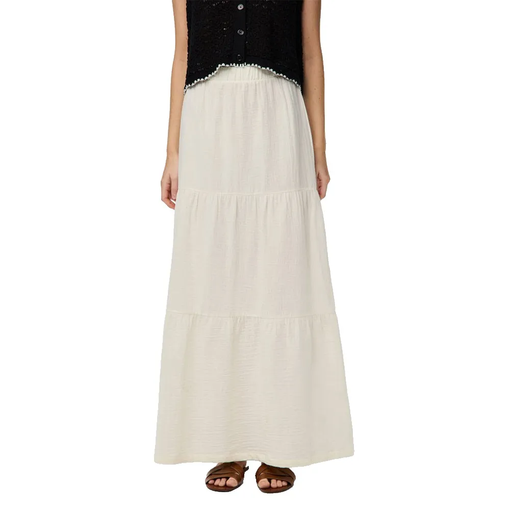 

Юбка Pieces Sikka long skirt, бежевый