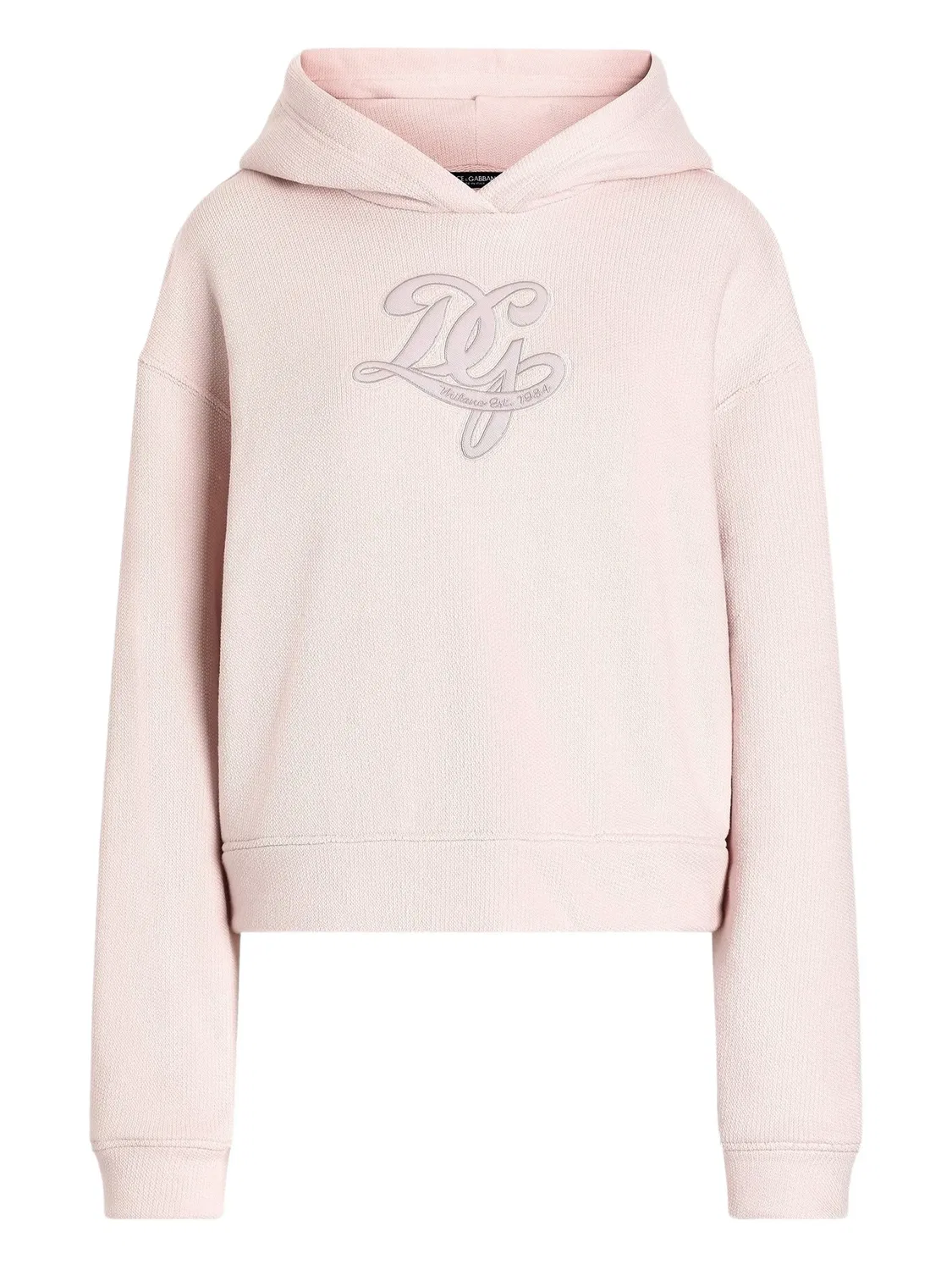 Худи с вышивкой, розовое Dolce & Gabbana, розовый