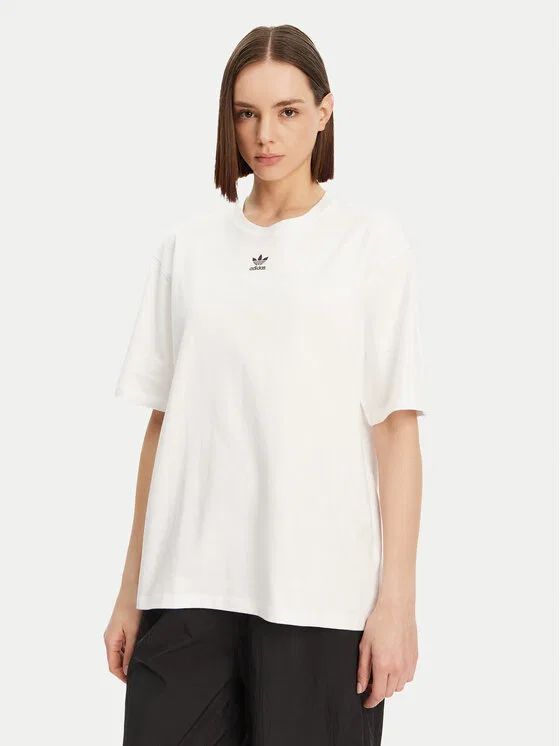 Футболка oversize Essentials Boyfriend Adidas, белый