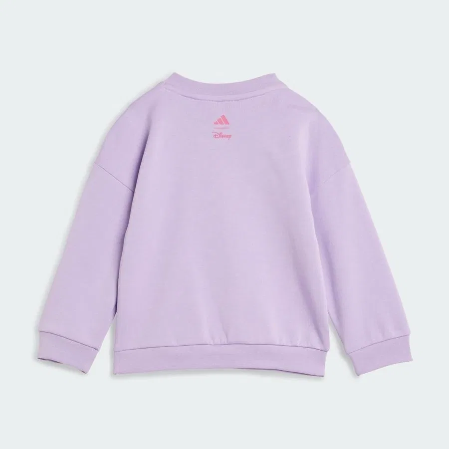Детский спортивный костюм с принтом Minnie Mouse adidas DY MI JOG, Фиолетовый — фото 3