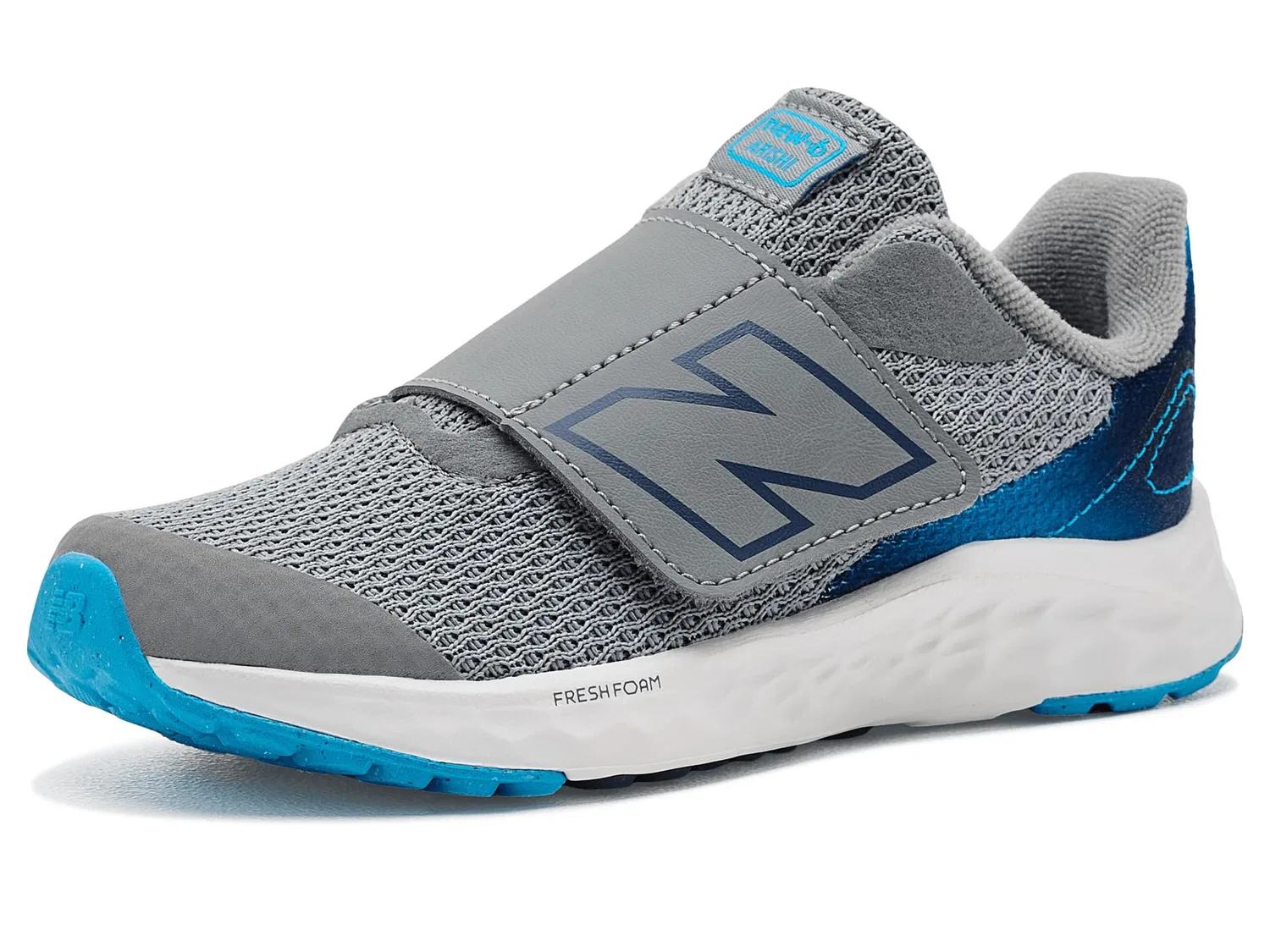Кроссовки Arishi Hook-and-Loop (для младенцев и малышей) New Balance Kids, Slate Grey/Altitude — фото 2
