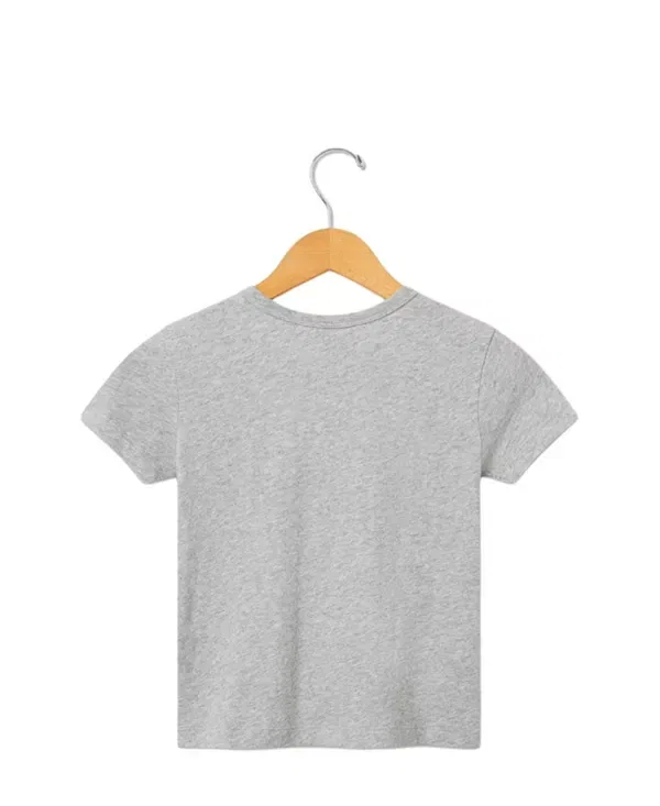 Детская футболка с принтом Snoopy The Big Apple Tee Junk Food Clothing, Heather Grey — фото 2
