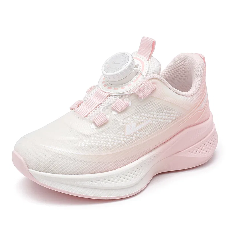 Детские кроссовки для бега с дышащим верхом Warrior Kids' Running Shoes, White Yellow Green — фото 4