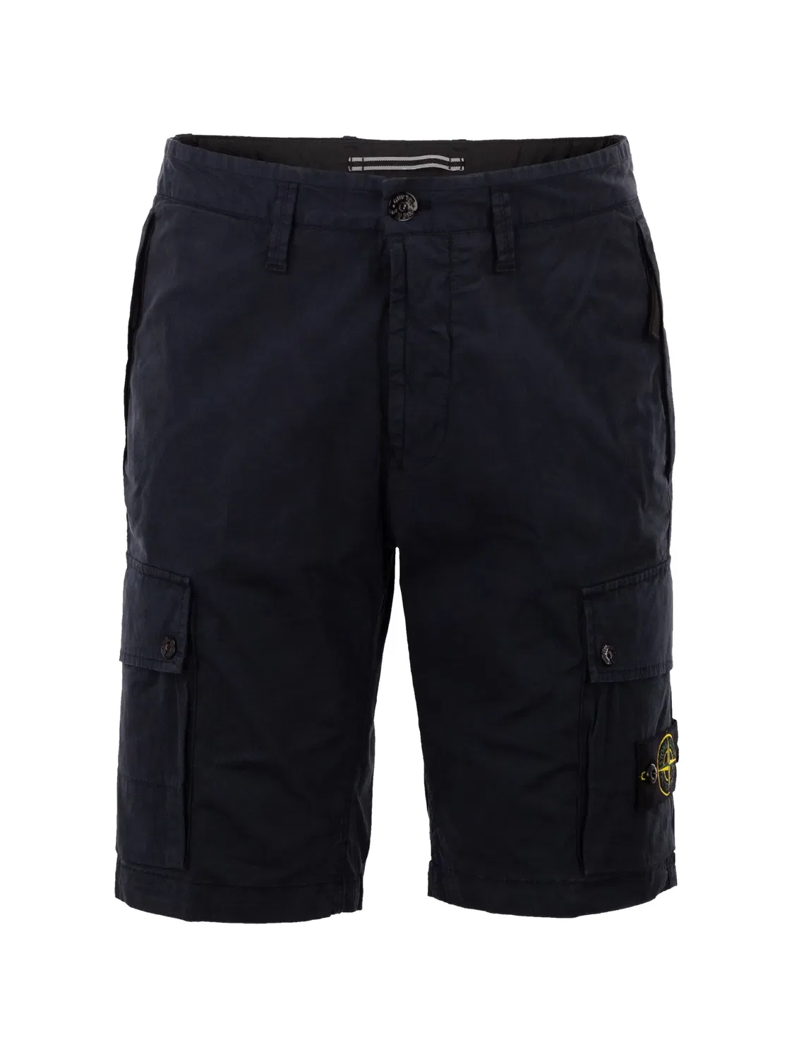 Шорты бермуды с карманами на молнии Stone Island, синий