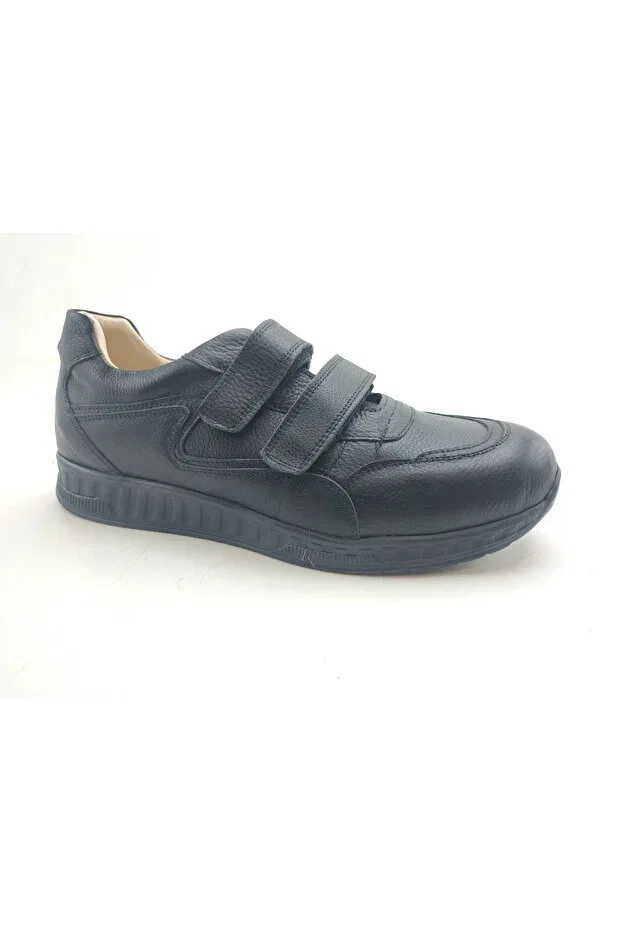 Детские спортивные туфли для девочек кожаные Ortoplus, Black — фото 2