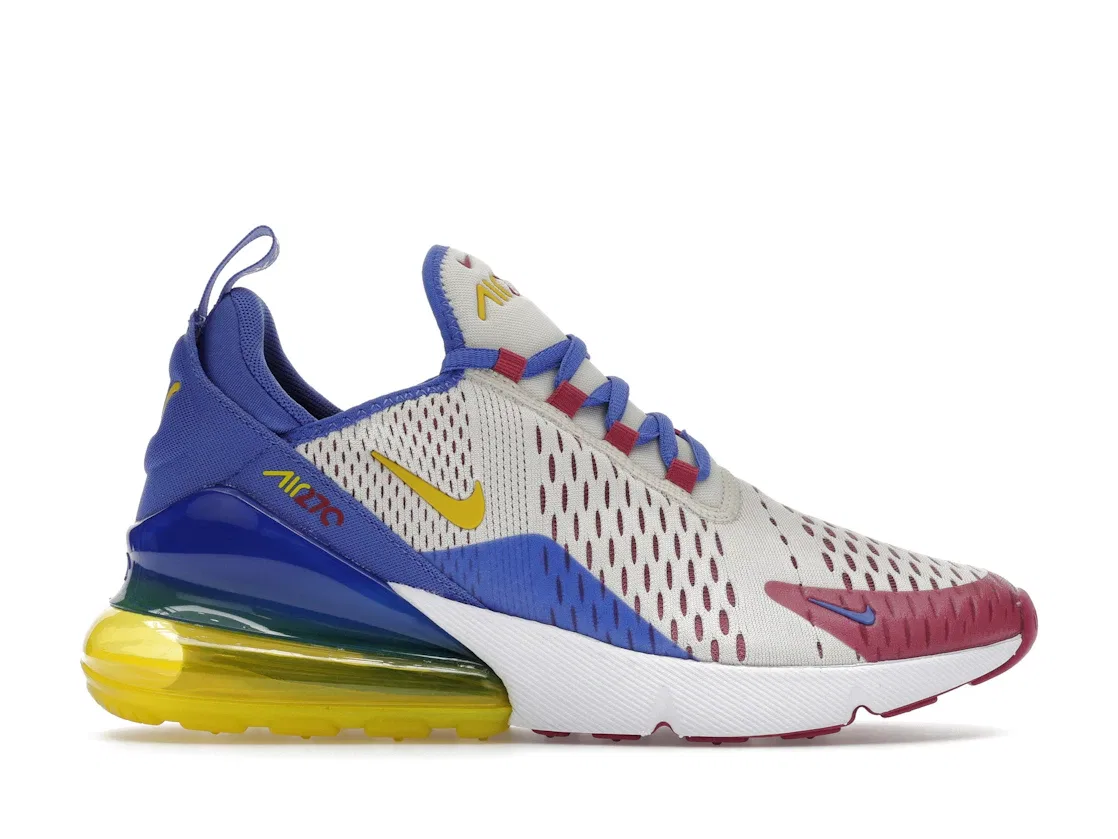 Детские кроссовки lifestyle Nike Air Max 270, Soft Pearl/Comet Blue/Sweet Beet/Bright Citron