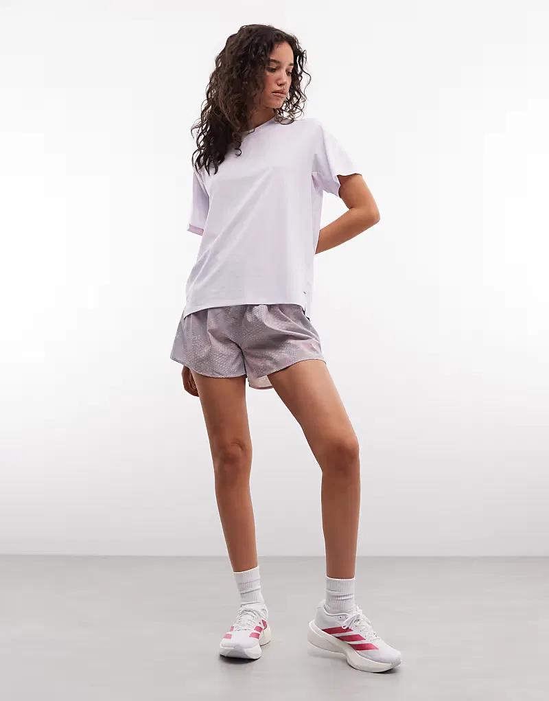 Футболка Adidas Running adi365 замороженный фиолетовый — фото 2