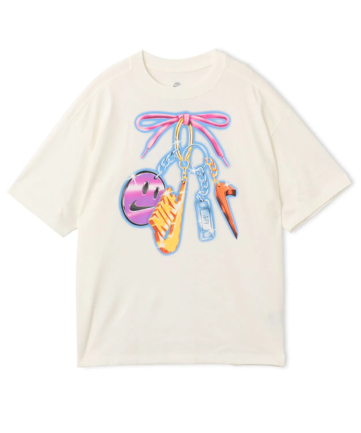 Женская футболка свободного кроя с коротким рукавом Nike NSW Classic OS OC11 TEE, Белый