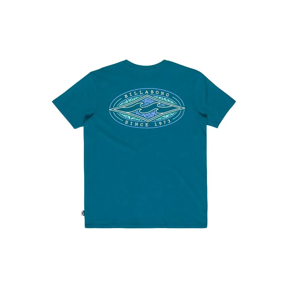 Детская футболка с принтом Billabong Diamond Vision, Blue — фото 4