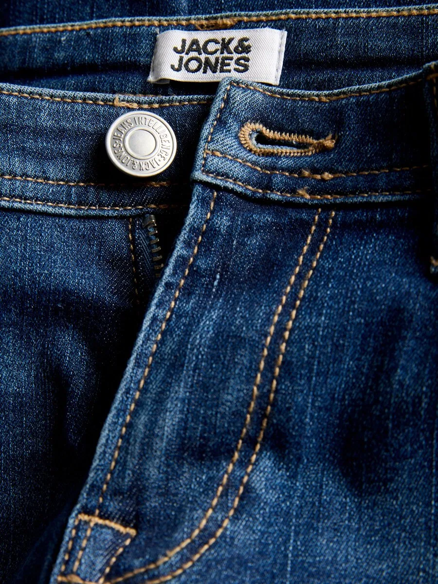 Джинсы Jack & Jones Junior Regular 'JJIClark JJOriginal' синего цвета — фото 4