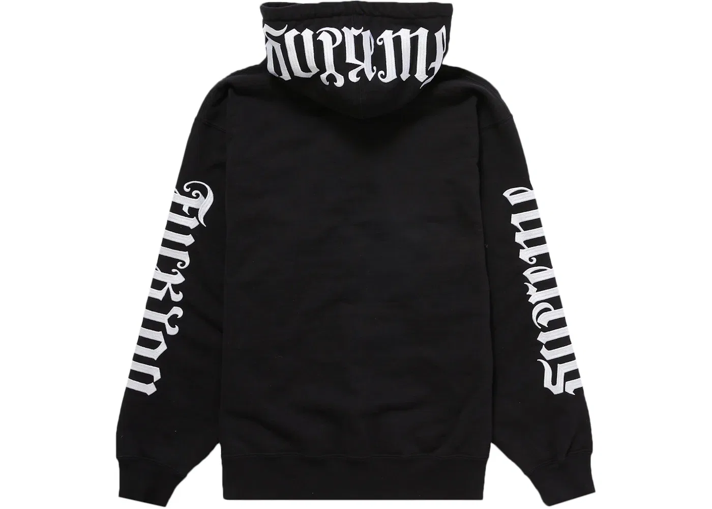 Мужской худи Supreme Ambigram Hooded Sweatshirt, Black — фото 2