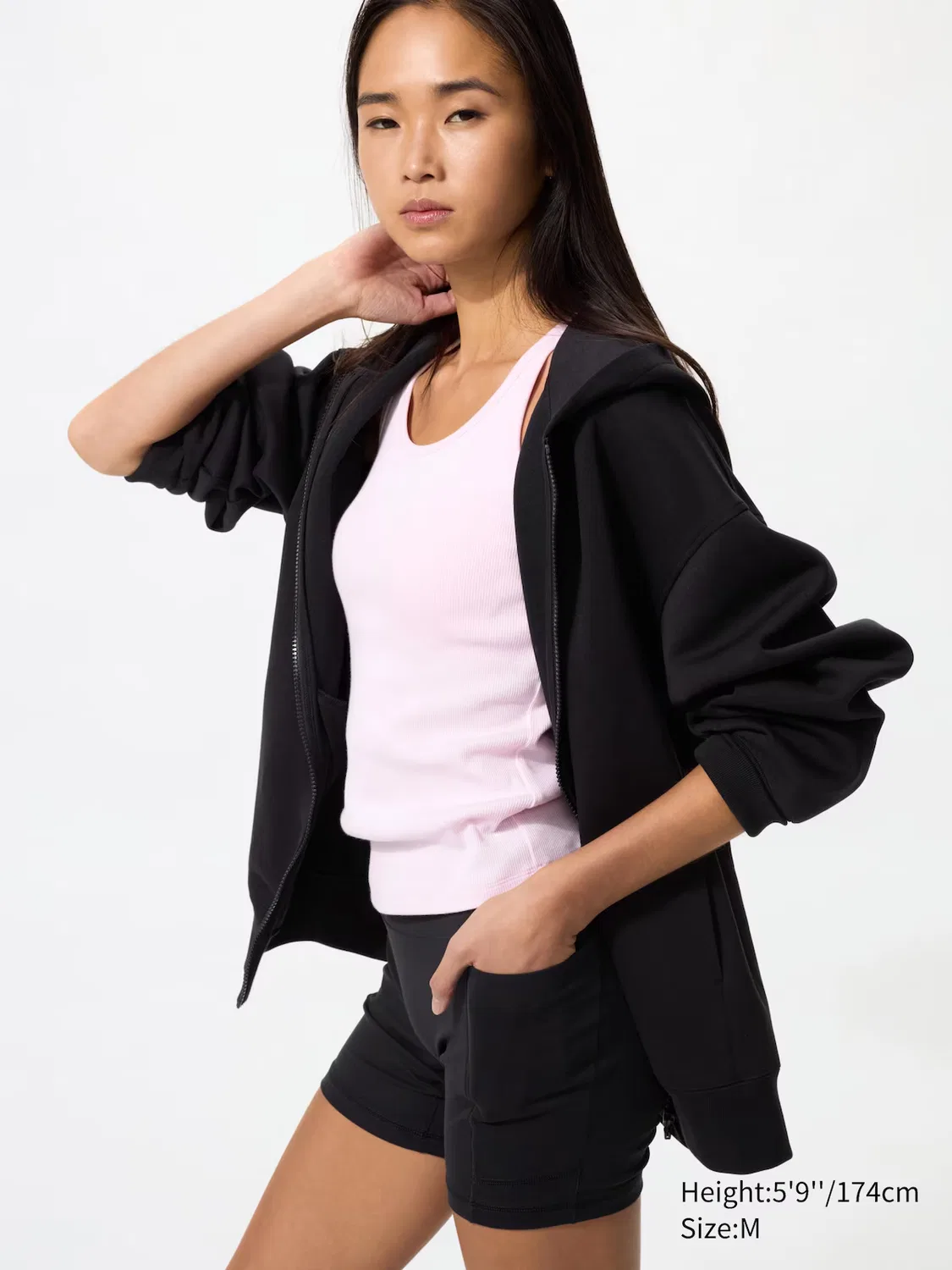 Шорты Uniqlo, для спорта и велоспорта, синие — фото 3