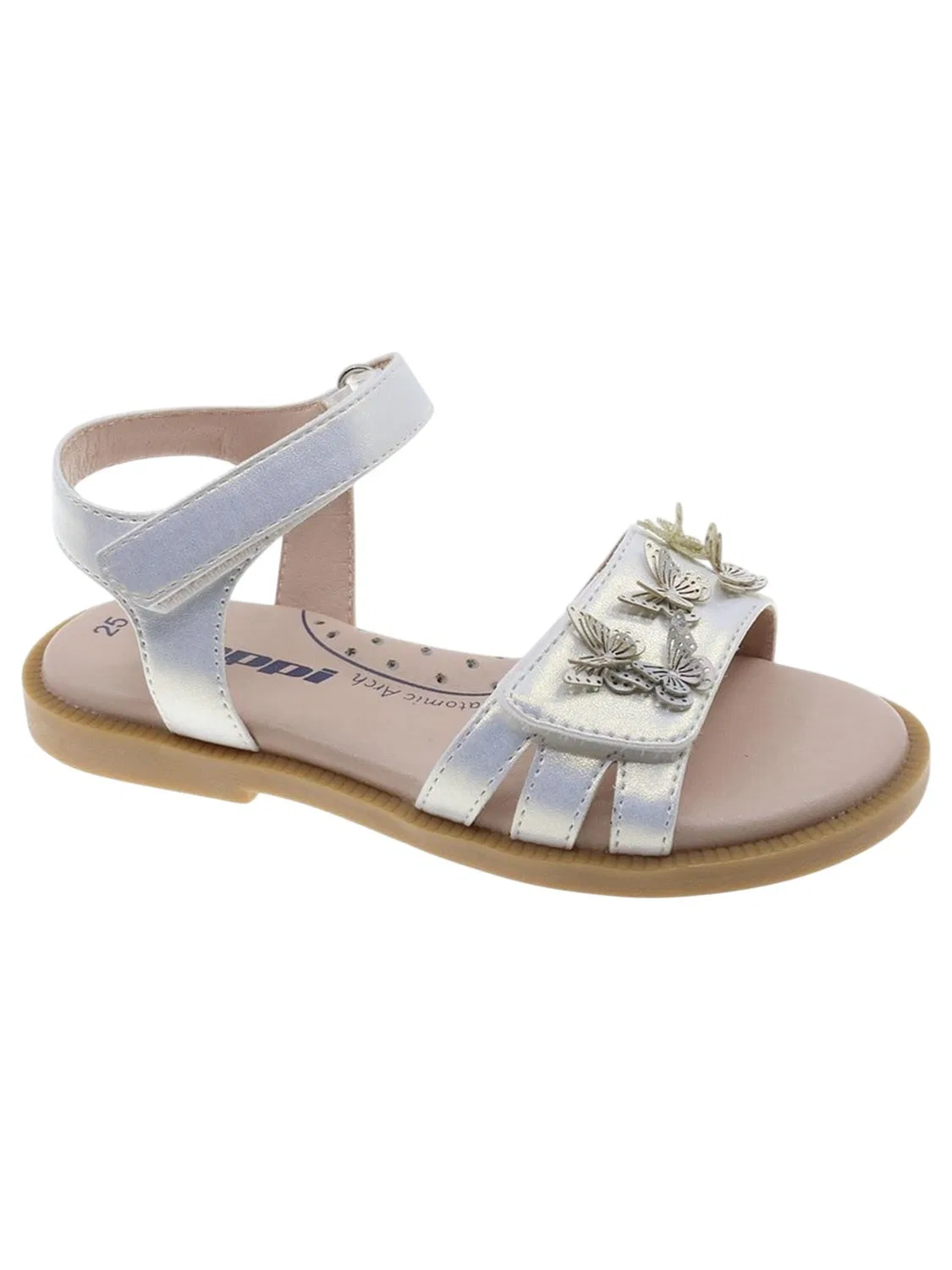 Сандалии Beppi Casual Sandal серебристого цвета