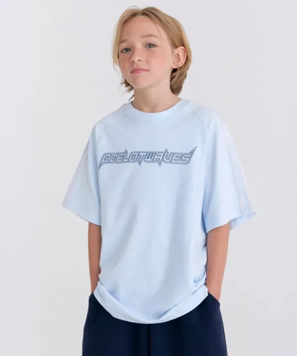 Футболка с коротким рукавом Racing Line, Ocelot Junior, синяя