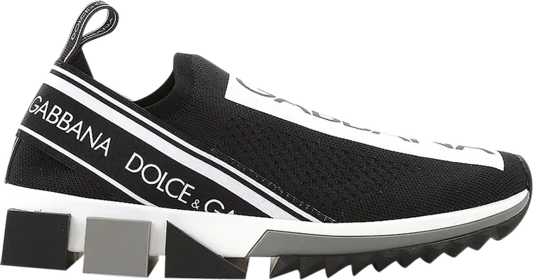 Кроссовки Dolce & Gabbana Wmns Sorrento Melt Black White, черный