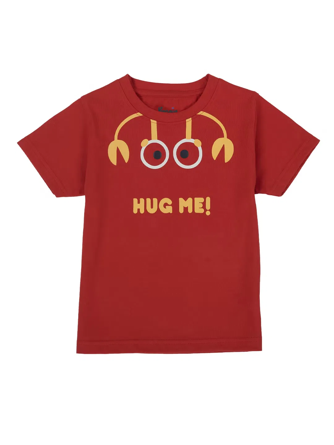 Футболка с принтом краба Hug Me Crab Pranava, красный — фото 3