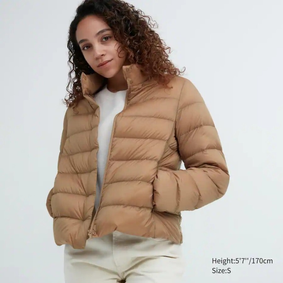 Пуховик Uniqlo Ultra Light, 32 бежевый — фото 2
