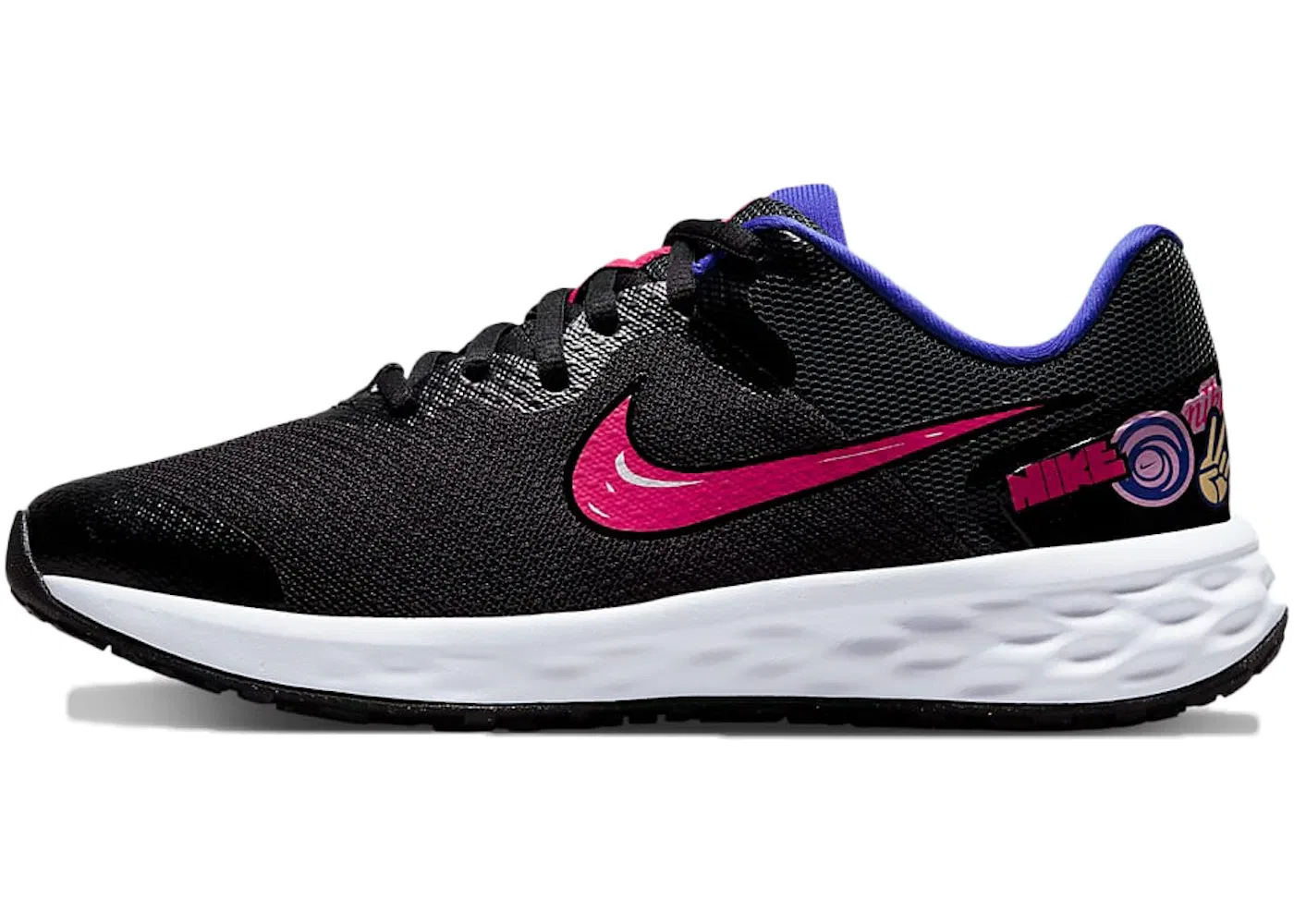 Детские кроссовки Lifestyle Nike Revolution 6 SE, Black/Lapis/Very Berry