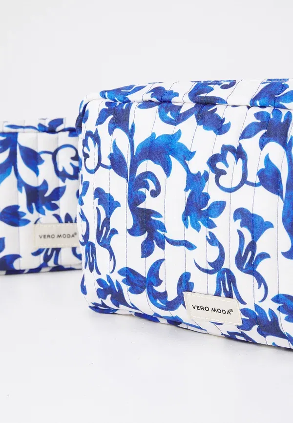 Набор для хранения, цветочный принт, Vmjoy set - wash bag, Vero Moda, Birch, цвет birch — фото 4