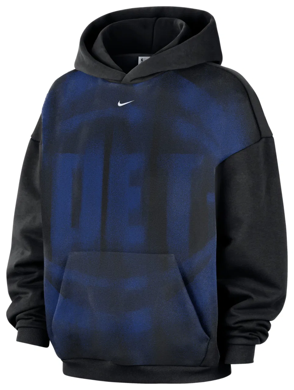 Мужское худи на флисовой подкладке Pistons Basketball Icon Hoodie Nike, белый/черный