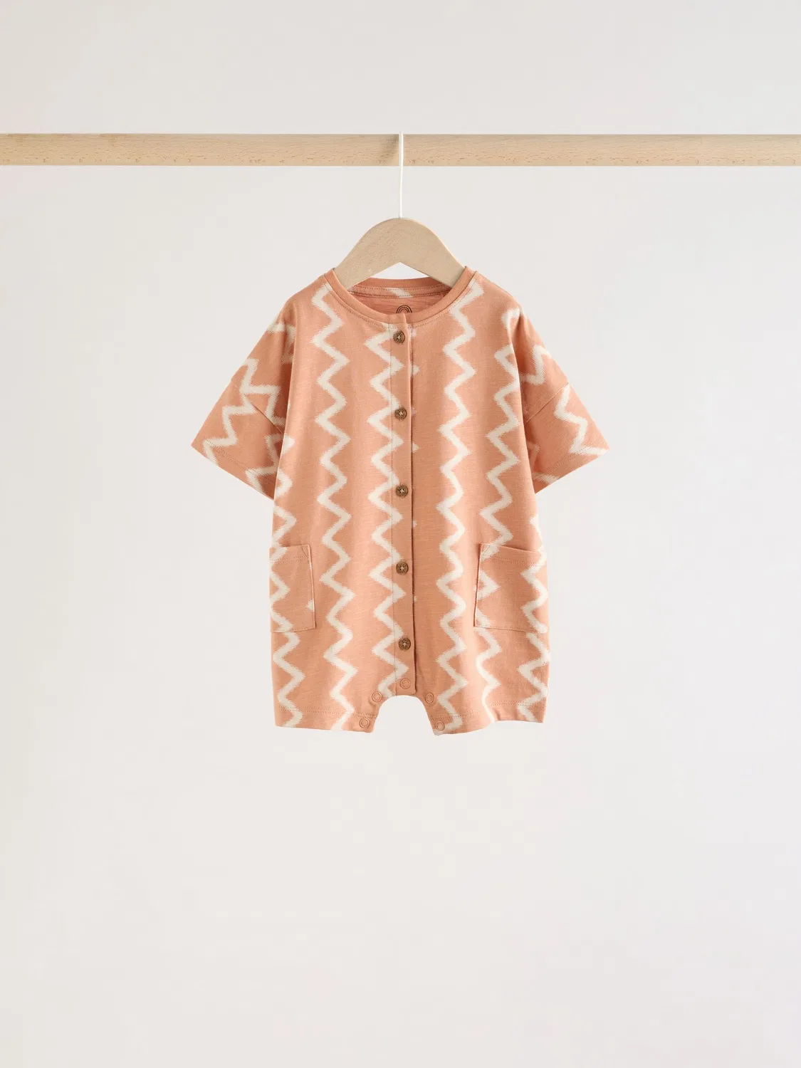 Комбинезон Next Neutral Sunbaked Printed Button Through, цвет Neutral Sunbaked Printed Button Through — фото 4