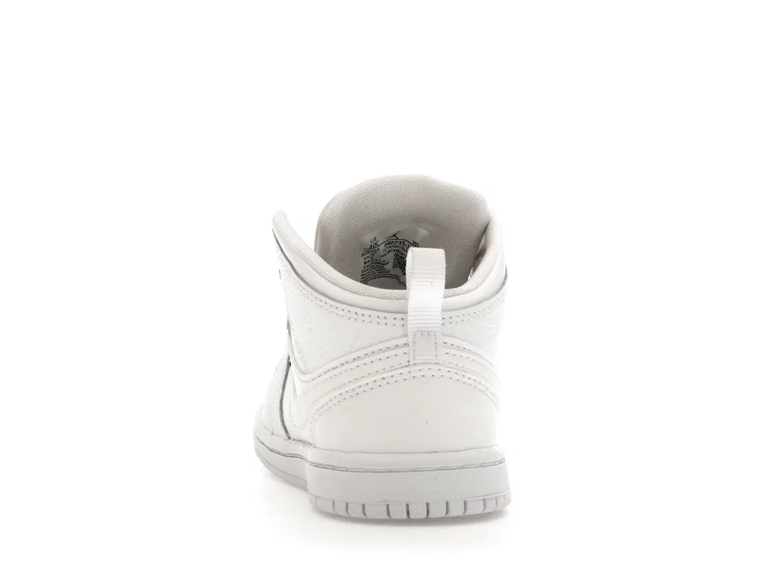 Детские кроссовки Lifestyle Jordan 1 Mid White — фото 4
